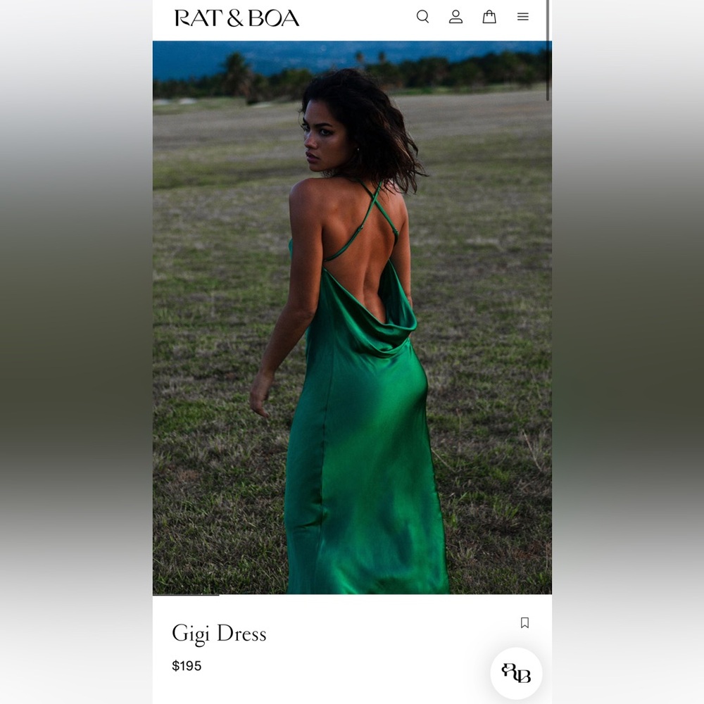 Rat and boa dress